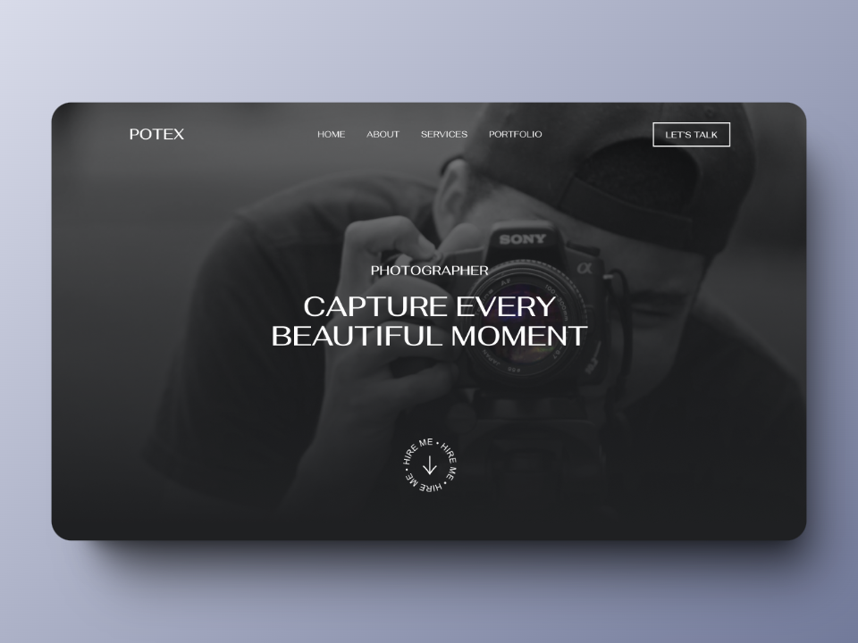 Photography Website Design